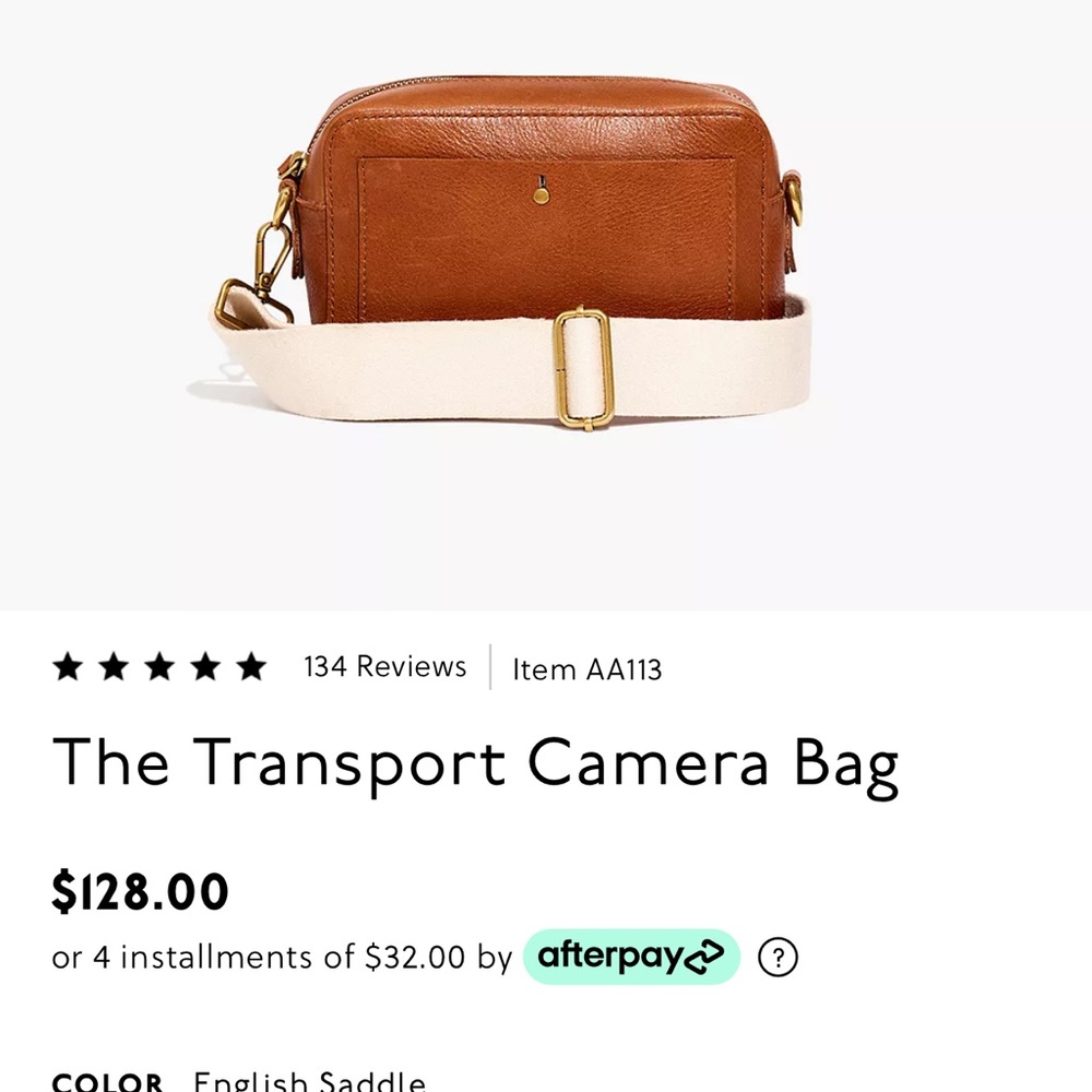 Madewell Transport Camera Bag